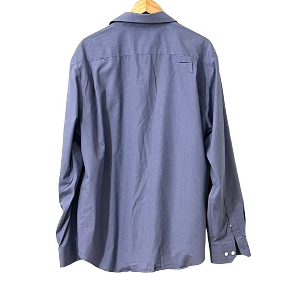 Pronto Uomo Men's Button Down Shirt Long Sleeve Size XXL NON-IRON - Picture 2 of 7